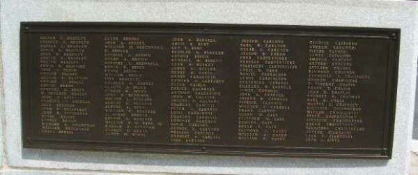 BRISTOL WORLD WAR I MEMORIAL PLAQUE B