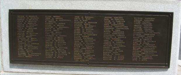 BRISTOL WORLD WAR I MEMORIAL PLAQUE B