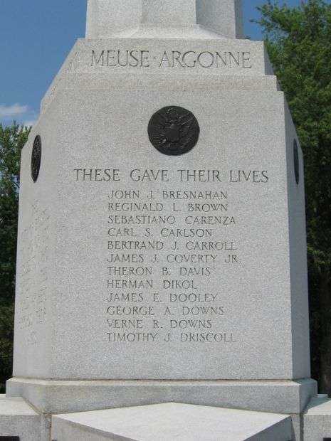 BRISTOL WORLD WAR I MEMORIAL STONE A