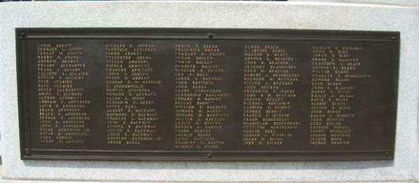 BRISTOL WORLD WAR I MEMORIAL PLAQUE A