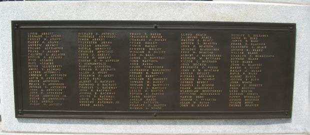 BRISTOL WORLD WAR I MEMORIAL PLAQUE A