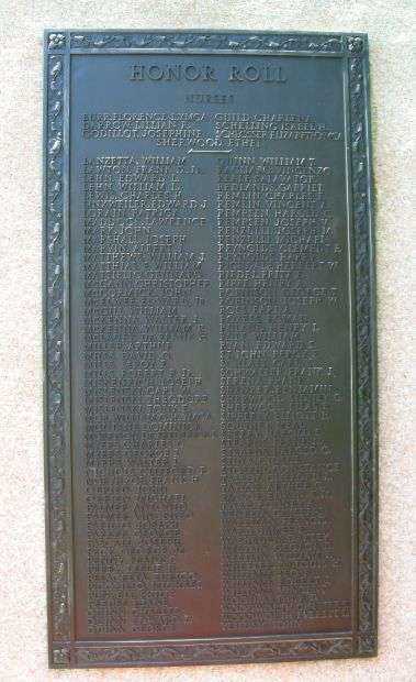 WESTPORT WORLD WAR I MEMORIAL PLAQUE C