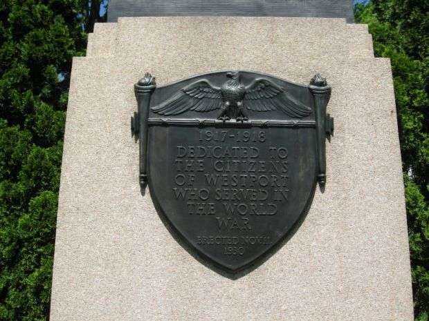 WESTPORT WORLD WAR I MEMORIAL PLAQUE A