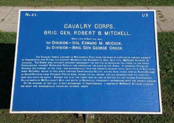 CAVALRY CORPS WAR MEMORIAL PLAQUE