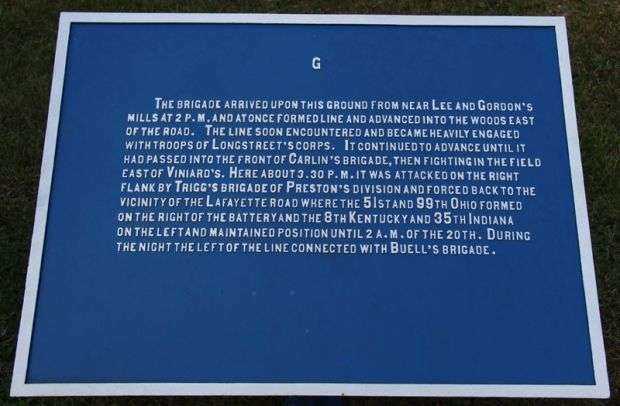 BARNES’ BRIGADE WAR MEMORIAL PLAQUE B