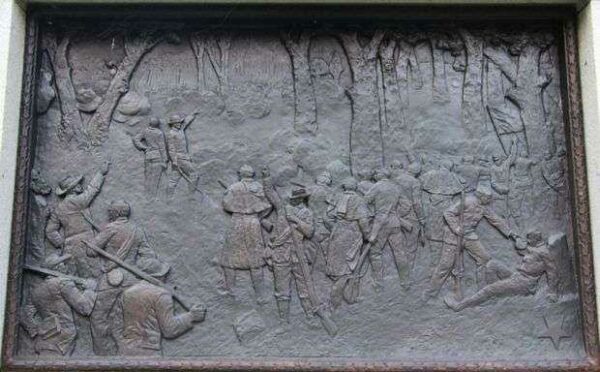 51ST OHIO INFANTRY WAR MEMORIAL BAS-RELIEF PLAQUE
