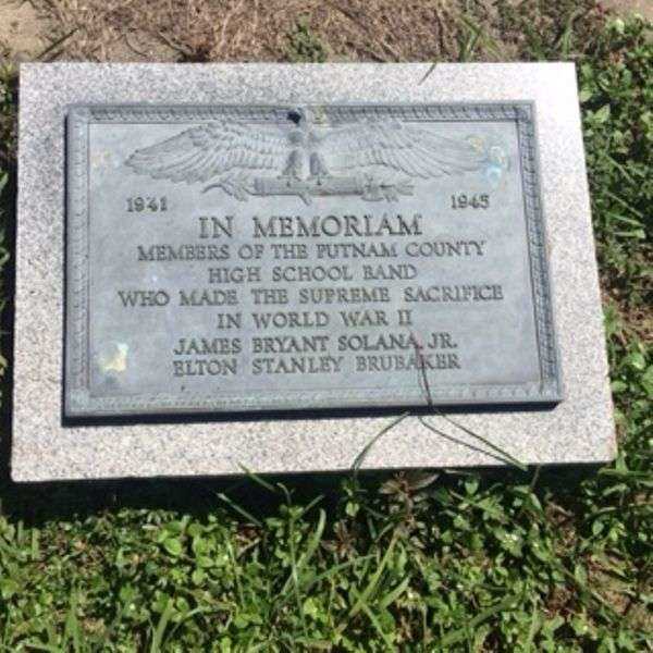 PUTNAM COUNTY HIGH SCHOOL BAND WORLD WAR II MEMORIAL