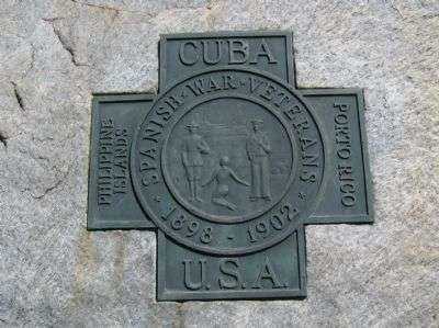 BRISTOL SPANISH WAR VETERANS MEMORIAL PLAQUE