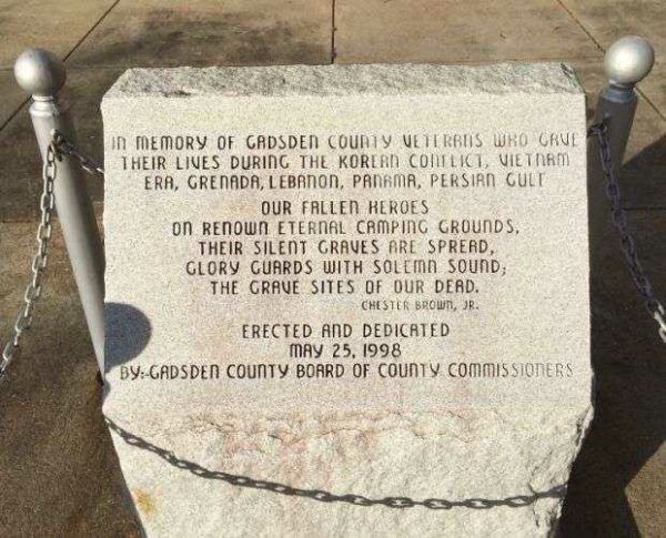 GADSON COUNTY WAR VETERANS MEMORIAL