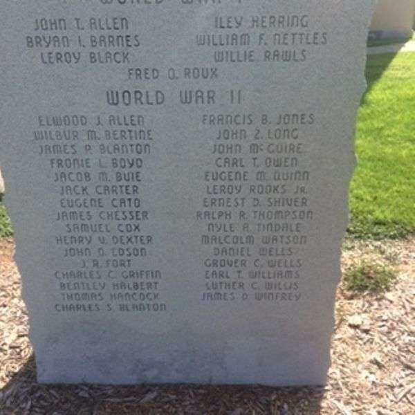 CITRUS COUNTY WORLD WAR I AND WORLD WAR II MEMORIAL