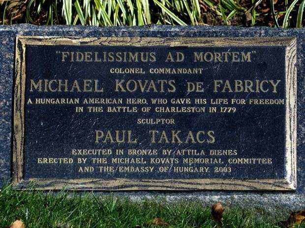 MICHAEL KOVATS DE FABRICY WAR MEMORIAL PLAQUE