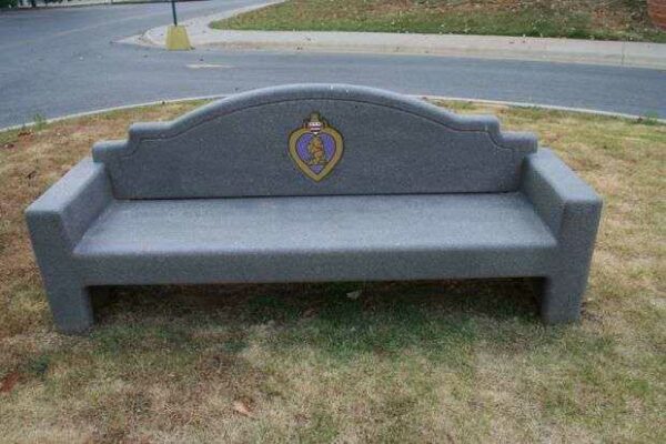 FAYETTVILLE PURPLE HEART MEMORIAL BENCH
