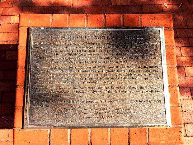 THE AIR CORPS TACTICAL SCHOOL MEMORIAL PLAQUE