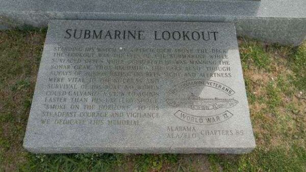THE SUBMARINE LOOKOUT MEMORIAL NARRATIVE STONE