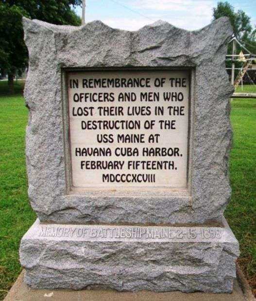 IN REMEMBRANCE OF THE USS MAINE WAR MEMORIAL