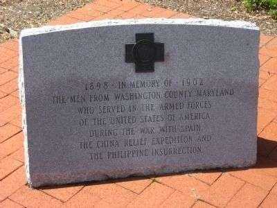 WASHINGTON COUNTY SPANISH AMERICAN WAR MEMORIAL