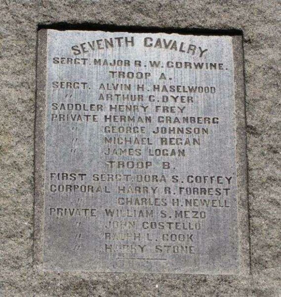 WOUNDED KNEE AND DREXEL MISSION MEMORIAL STONE D