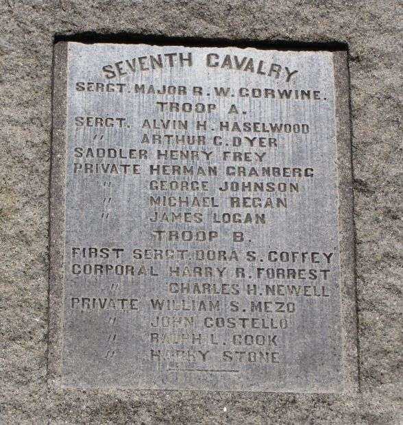 WOUNDED KNEE AND DREXEL MISSION MEMORIAL STONE D