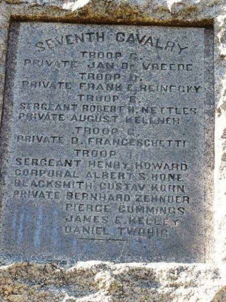 WOUNDED KNEE AND DREXEL MISSION MEMORIAL STONE C