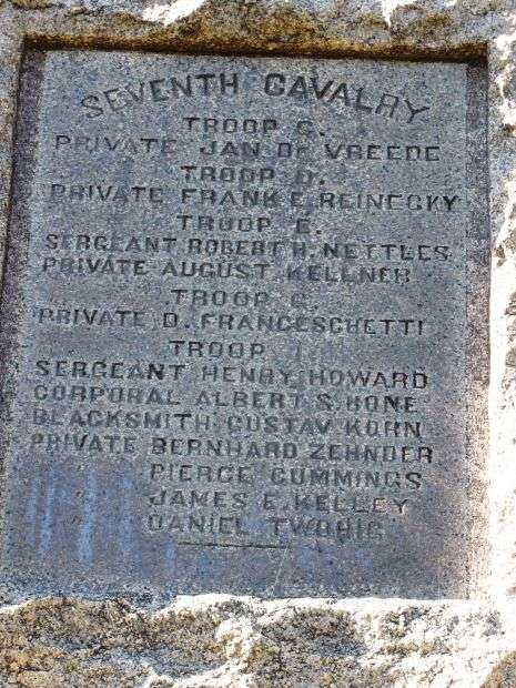 WOUNDED KNEE AND DREXEL MISSION MEMORIAL STONE C