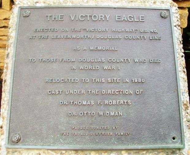 THE VICTORY EAGLE MEMORIAL PLAQUE