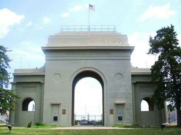 HASKELL STADIUM WAR MEMORIAL ARCH