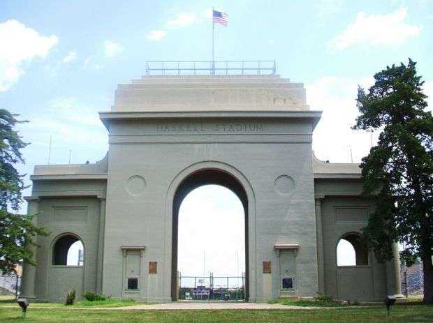 HASKELL STADIUM WAR MEMORIAL ARCH