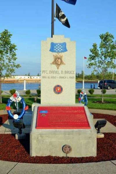 PFC. DANIEL D. BRUCE MEDAL OF HONOR MEMORIAL