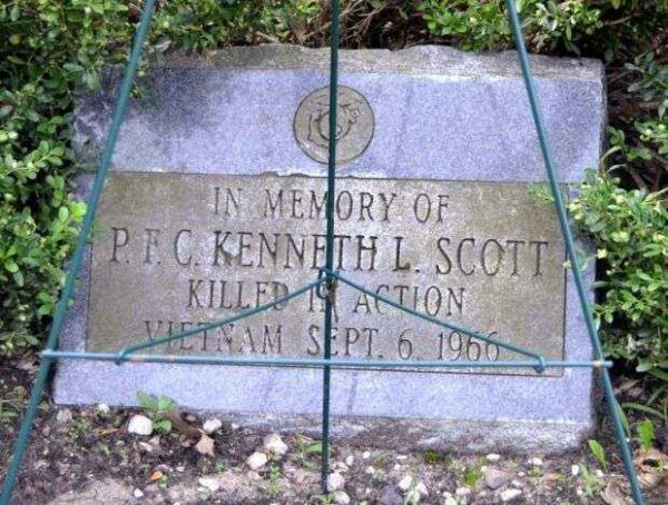 P.F.C. KENNETH L. SCOTT WAR MEMORIAL
