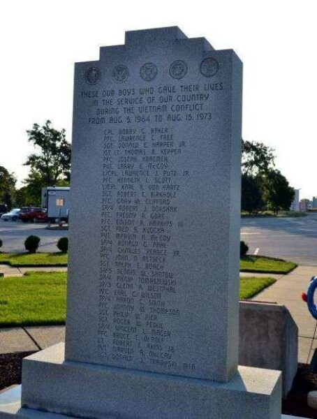 MICHIGAN CITY VIETNAM VETERANS MEMORIAL