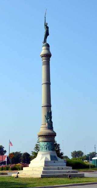 MICHIGAN CITY CIVIL WAR MONUMENT
