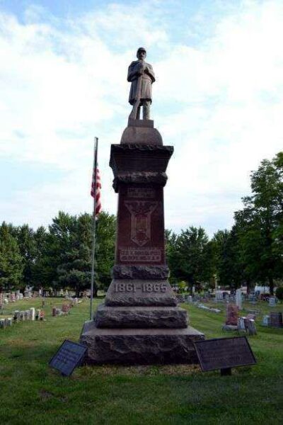 GEO. V. RAWSON POST 46 G.A.R. CIVIL WAR MEMORIAL