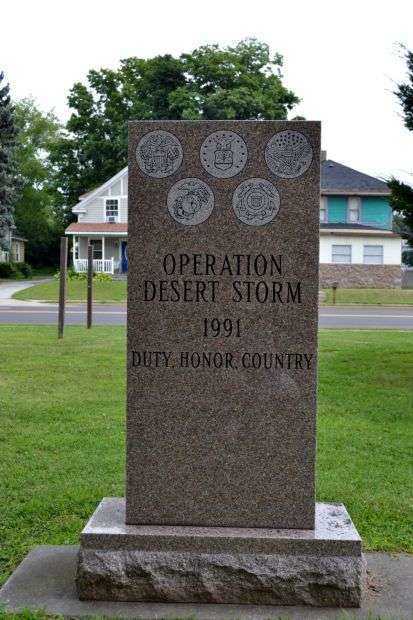 LA PORTE COUNTY OPERATION DESERT STORM MEMORIAL FRONT