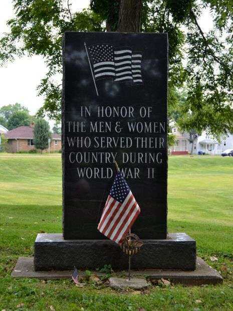 LA PORTE WORLD WAR II MEMORIAL FRONT