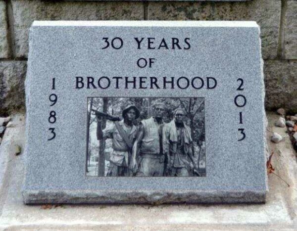 LA PORTE COUNTY VIET NAM VETERANS MEMORIAL STONE B