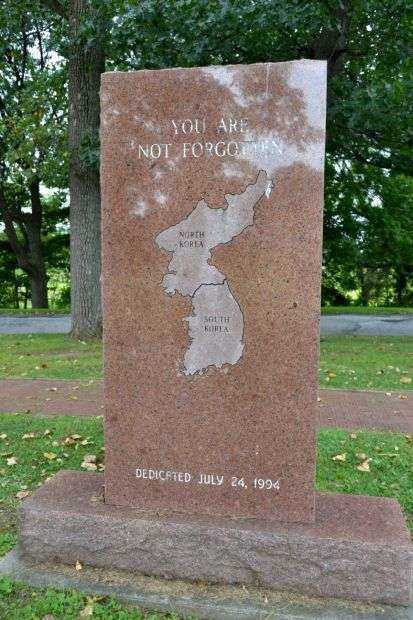 LA PORTE KOREAN WAR MEMORIAL BACK