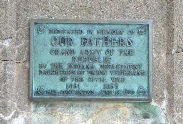 HUNTINGTON G.A.R. CIVIL WAR MEMORIAL PLAQUE