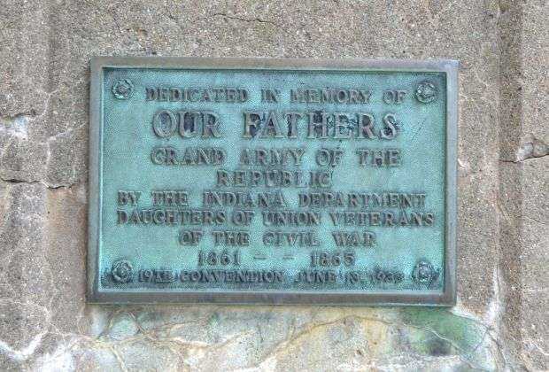 HUNTINGTON G.A.R. CIVIL WAR MEMORIAL PLAQUE