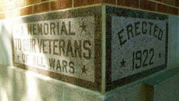 SALINE COUNTY VETERANS MEMORIAL HALL CORNERSTONE