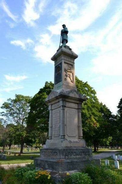 LIEUT. FRANK BALDWIN CIVIL WAR MEMORIAL
