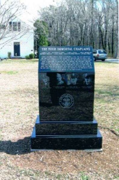 HEBRON FOUR CHAPLAINS WAR MEMORIAL