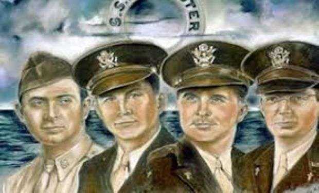 THE CHAPEL OF FOUR CHAPLAINS WAR MEMORIAL MURAL