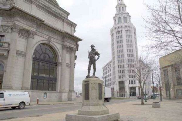 THE HIKER BUFFALO NY MEMORIAL