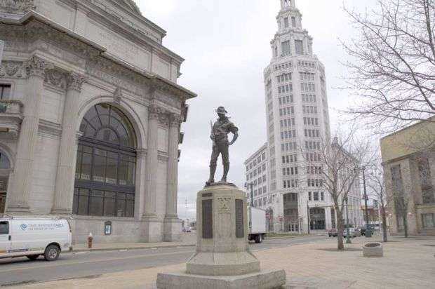 THE HIKER BUFFALO NY MEMORIAL