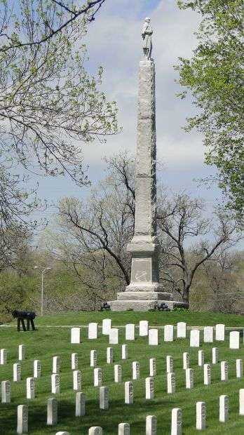 WOOD NATIONAL CEMETERY SOLDIERS AND SAILORS MONUMENT