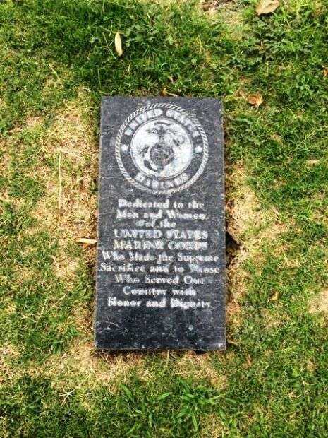 WOODLAWN CEMETERY UNITED STATES MARINE CORPS WAR MEMORIAL TABLET