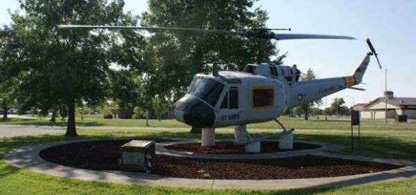 BELL UH-1F “IROQUOIS” HELICOPTER MEMORIAL
