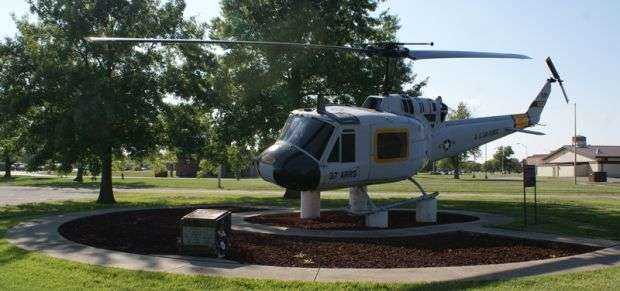 BELL UH-1F “IROQUOIS” HELICOPTER MEMORIAL