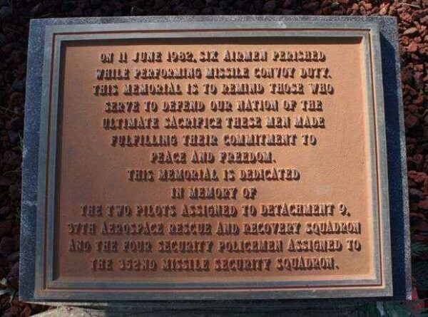 37TH ARRS MEMORIAL PLAQUE