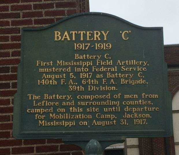BATTERY ‘C’ WAR MEMORIAL MARKER